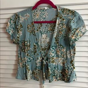 Lunik Tie Front Blouse